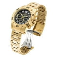 thumbnail image 1 of Invicta Men's 19700Syb Specialty Chrono 18K Gold Plated Ss Black Dial Watch, 1 of 2