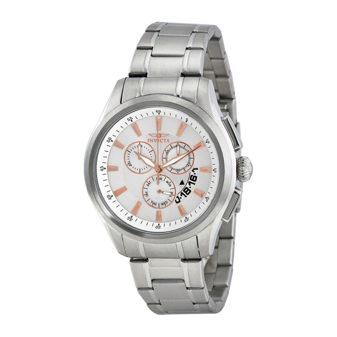 Invicta Men's 1974 Specialty Quartz Chronograph Silver Dial Watch