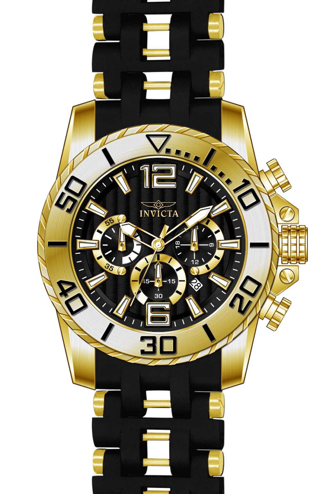 Invicta Men's 20285 Sea Spider Quartz Chronograph Black Dial Watch