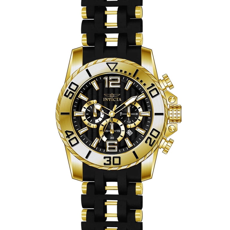Invicta Men's 20285 Sea Spider Quartz Chronograph Black Dial Watch