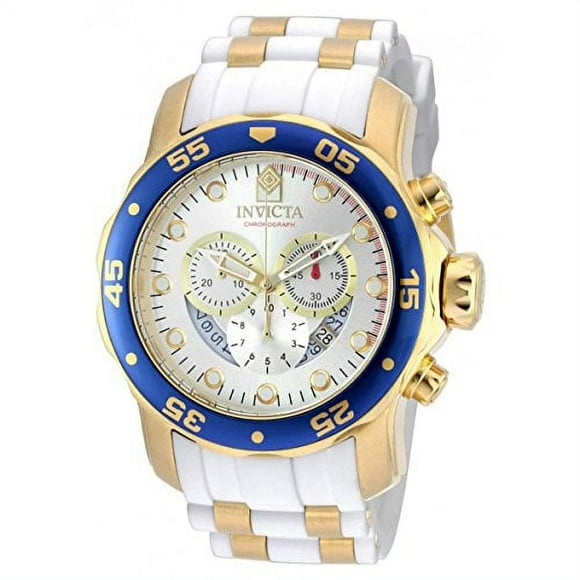 Men's 20293 Pro Diver Quartz Chronograph Silver Dial Watch