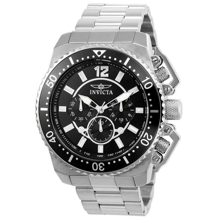 Invicta Men's 21952 Pro Diver Quartz Multifunction Black Dial