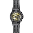 thumbnail image 1 of Invicta Men's 22371 Akula Gold Dial Black Steel and Grey Silicon Strap Chronograph Watch, 1 of 2