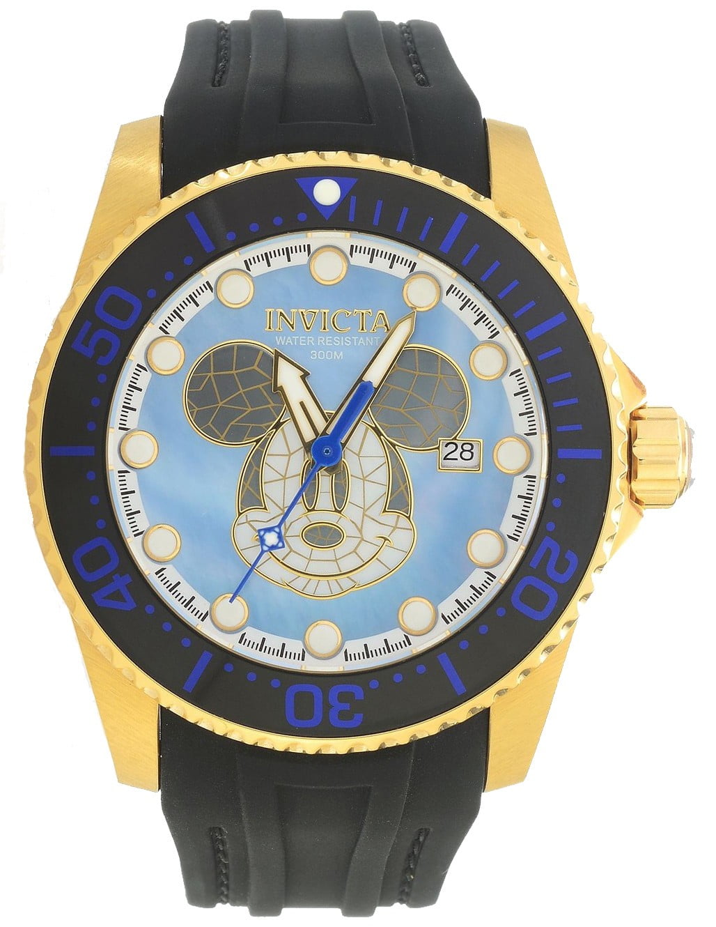Invicta Men's 22751 'Disney Limited Edition' SS and Silicone