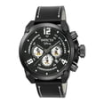 thumbnail image 1 of Invicta Men's 22757 Corduba Disney Black Dial Black Leather Strap Chronograph Dive Watch, 1 of 3