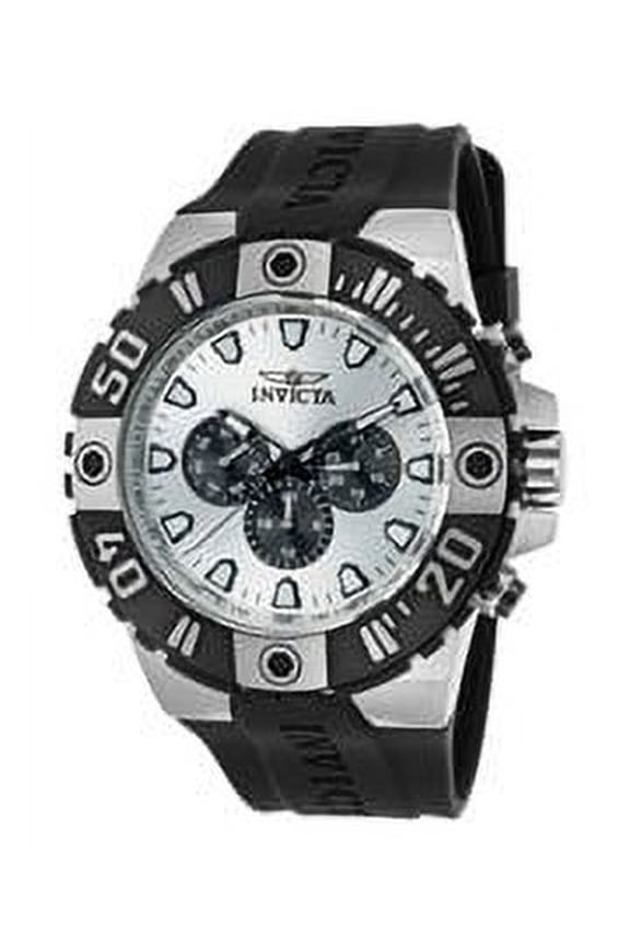 Men's 23969 Pro Diver Multi-Function Black Polyurethane Silver-Tone Dial Watch