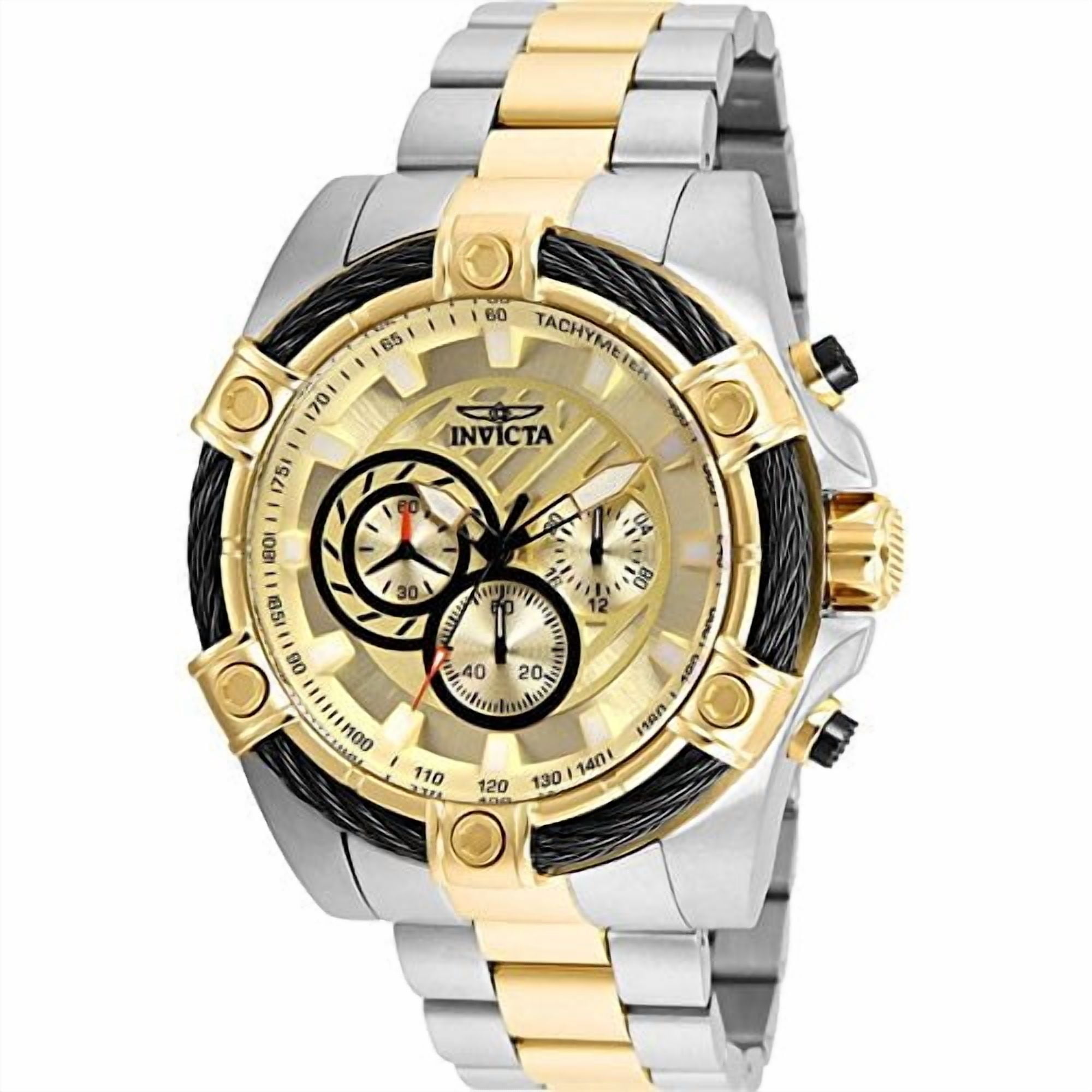 Invicta Men's 25518 'Bolt' Quartz Chronograph Stainless Steel Watch