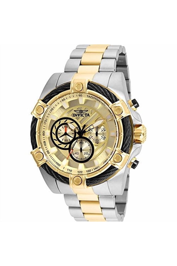 Men's 25518 'Bolt' Quartz Chronograph Stainless Steel Watch