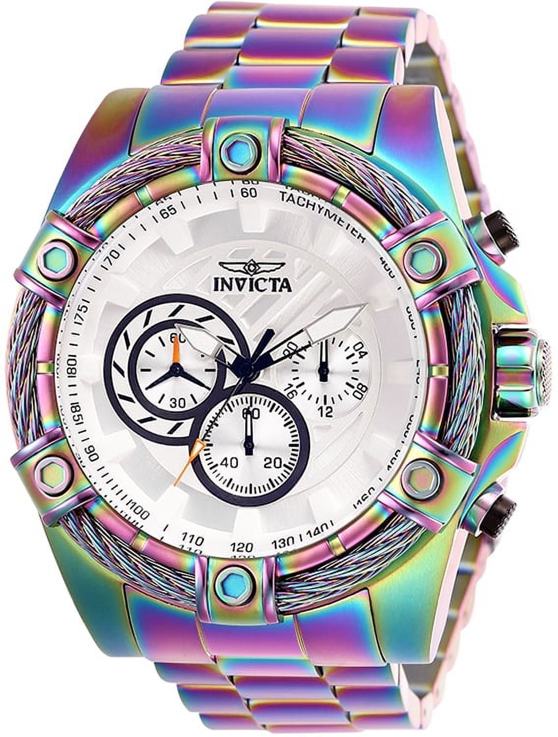 Invicta Men's 25520 Bolt Quartz Chronograph White Dial Watch