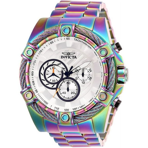 Invicta Men's 25520 Bolt Quartz Chronograph White Dial Watch