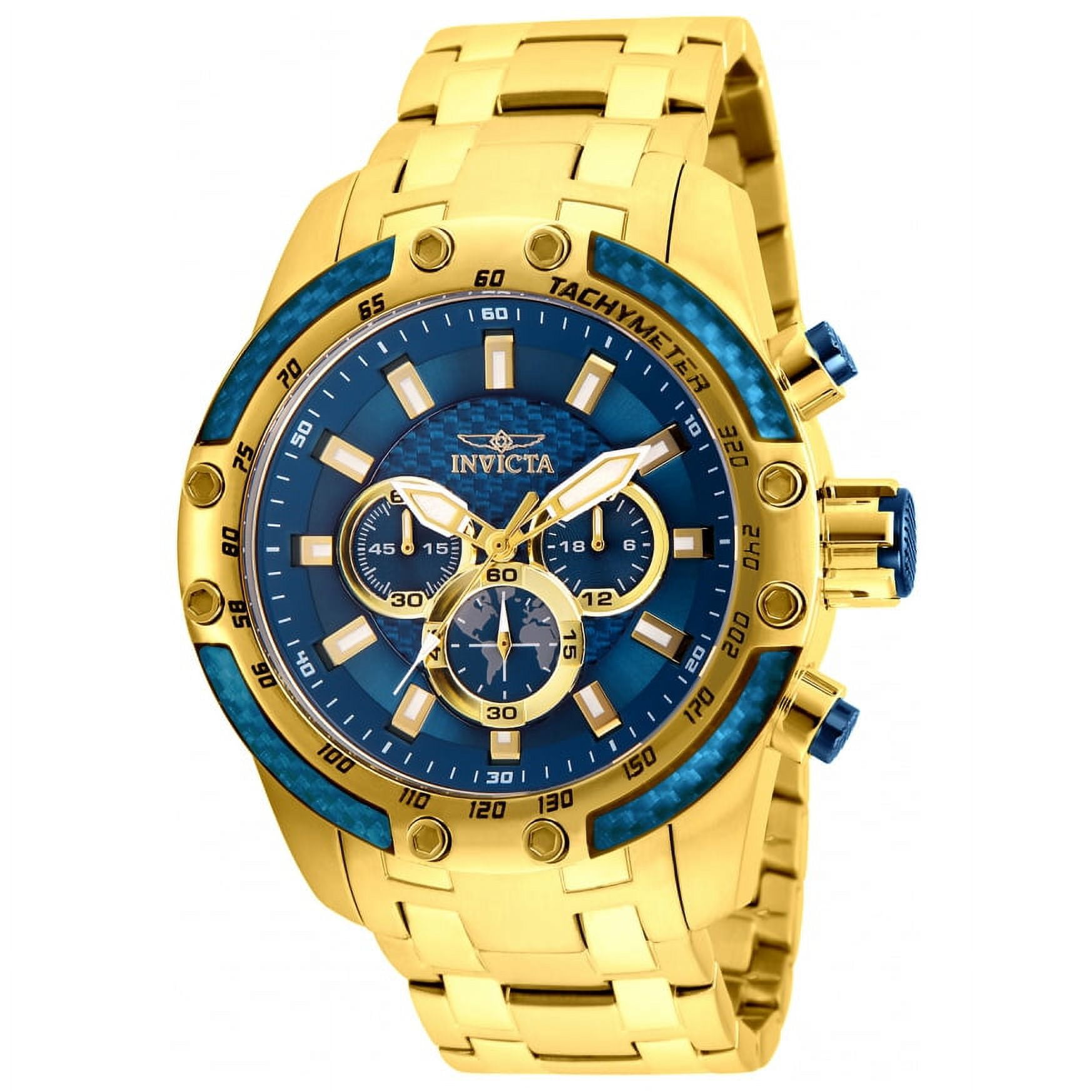 Invicta Men s 25945 Speedway Quartz Chronograph Blue Dial Watch