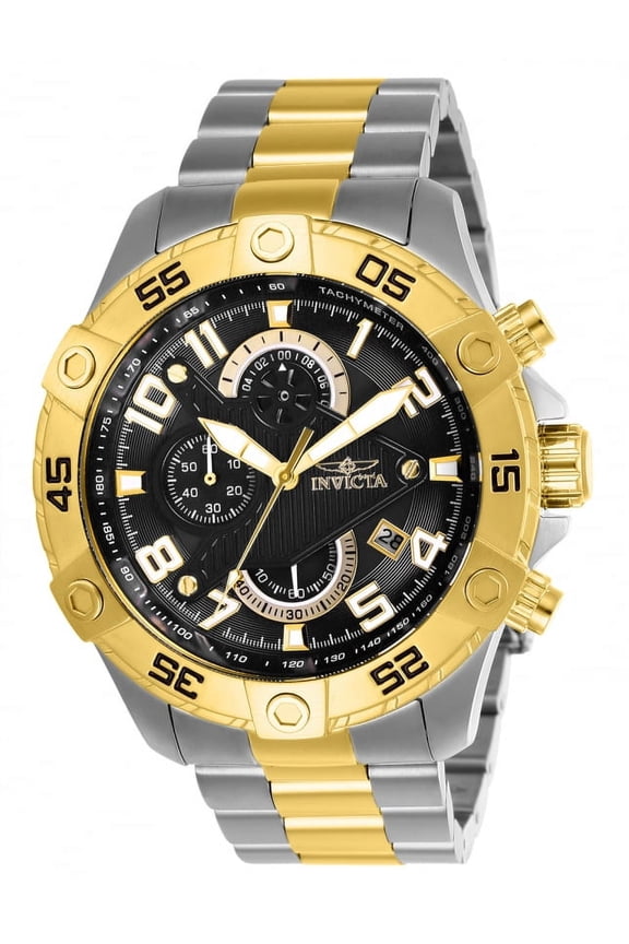 Invicta Men's 26100 S1 Rally Quartz Multifunction Black Dial Watch