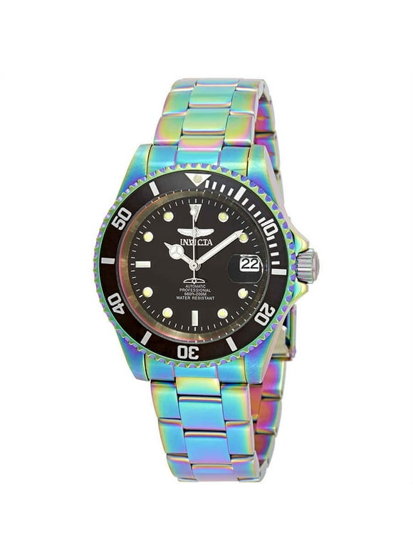Invicta Men's 26600 Pro Diver Automatic 3 Hand Black Dial Watch