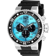 Invicta Mens 26735 Pro Diver Quartz Multifunction Black, Ocean Blue Dial Watch