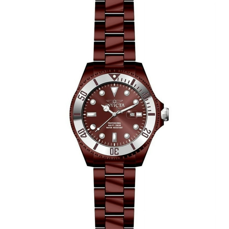 Burgundy invicta outlet watch