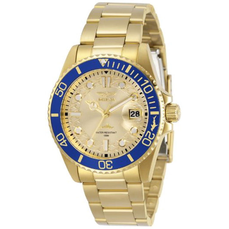 Invicta Pro Diver Master of The Oceans Quartz Gold Dial  display picture 2