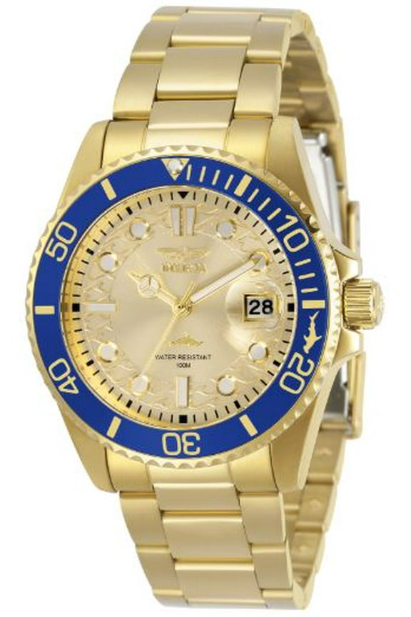 Pro Diver Master of The Oceans Quartz Gold Dial Men's Watch 30485