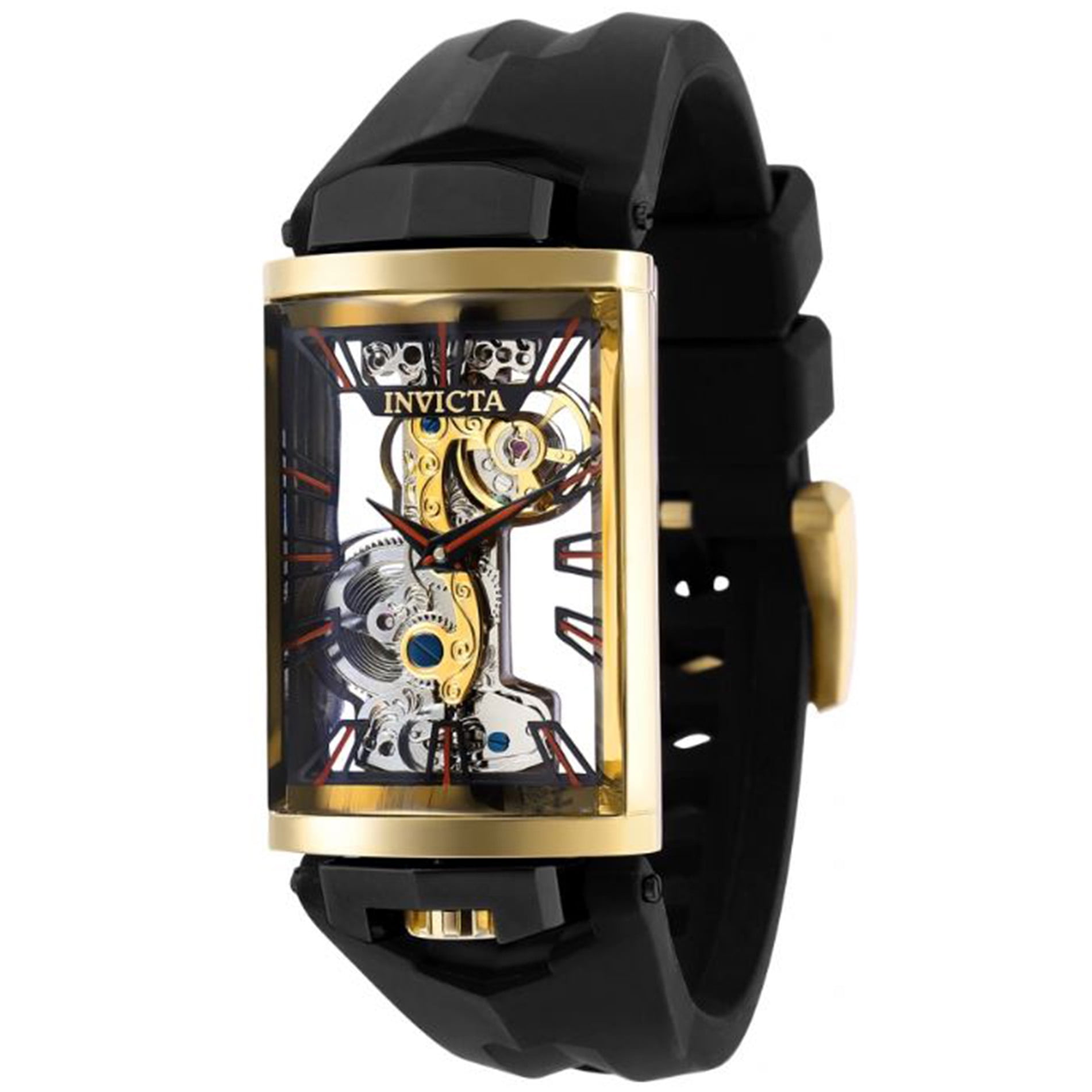 ヴィンテージ　時計　アメリカ Invicta 35294 Men's Vintage Mechanical Blue Silicone Strap