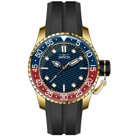 Invicta Men's 35660 Pro Diver Quartz 3 Hand Blue Dial Watch