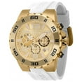 thumbnail image 1 of Invicta Men's 37755 Pro Diver Quartz White Silicone Strap Chronograph Gold Dial Watch, 1 of 3