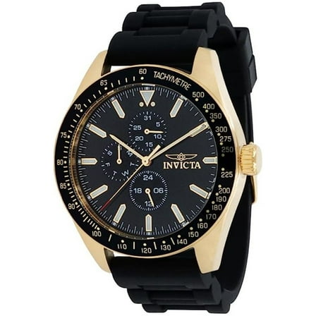 Invicta Aviator Quartz Black Dial Men's Watch 38404
