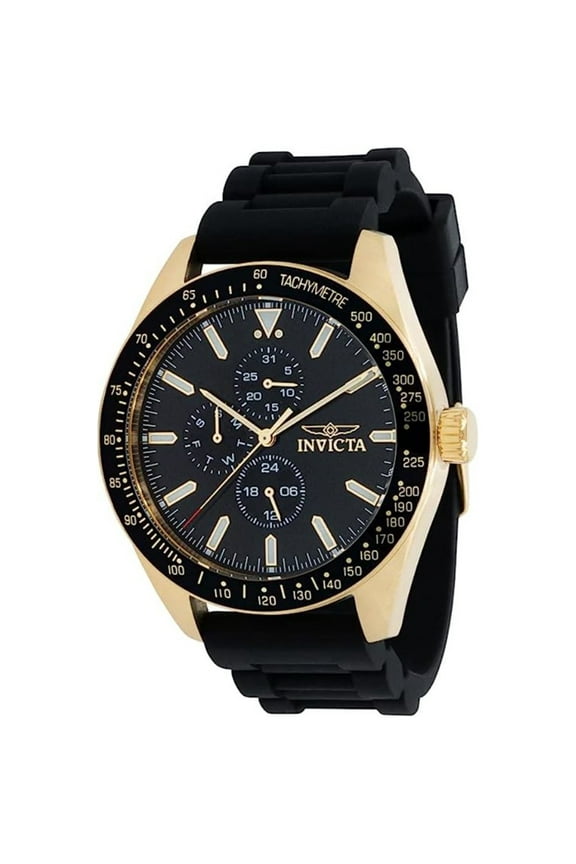 Aviator Quartz Black Dial Men's Watch 38404