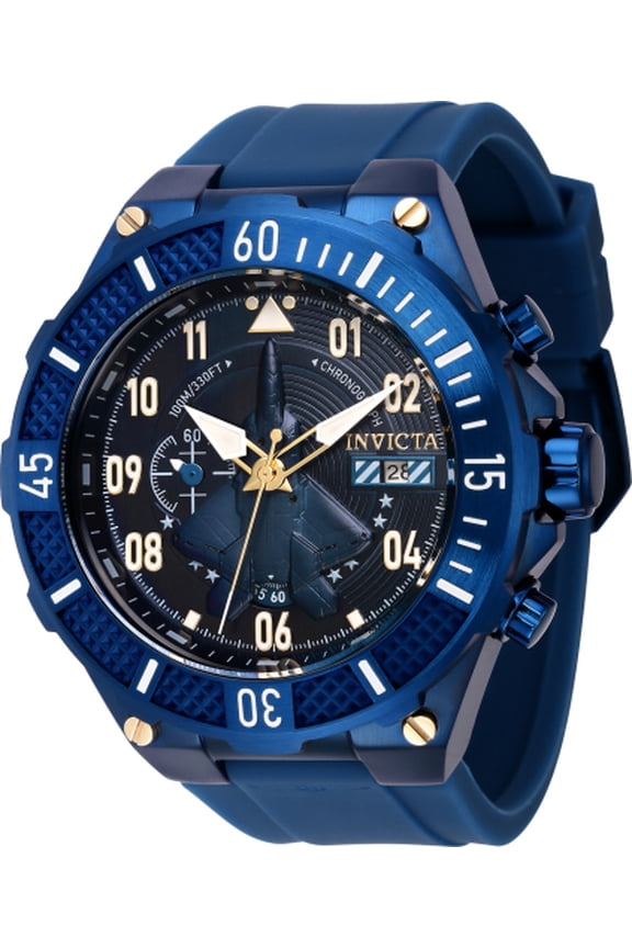 Invicta Men's Aviator Blue Dial Watch - 39893