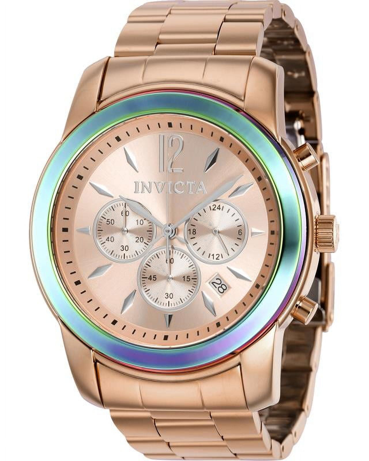 Invicta Specialty Chronograph Quartz Rose Dial Men's Watch 40493