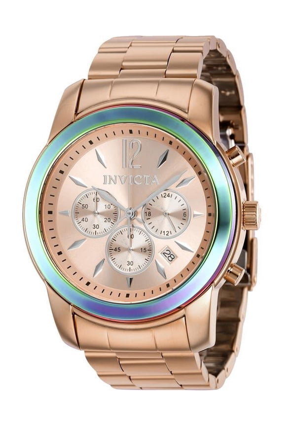 Specialty Chronograph Quartz Rose Dial Men's Watch 40493