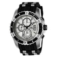 thumbnail image 1 of Invicta Men's 45mm Pro Diver Chronograph Black Polyurethane Quartz Watch 22428, 1 of 2