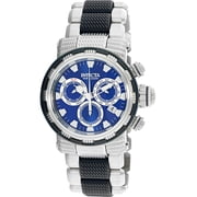 Invicta Mens 46mm Specialty Quartz Chronograph Blue Dial SS & Poly Watch 23975
