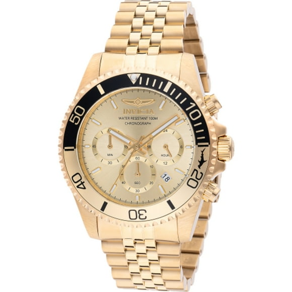 Men's 48118 Pro Diver Quartz Chronograph Gold Dial Watch