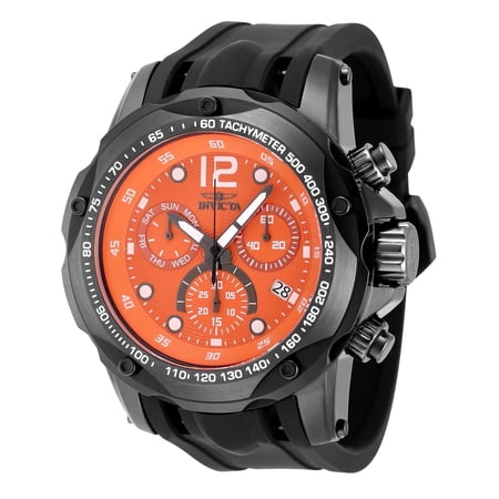 Invicta Men's 48909 Speedway Quartz Z60 FE Orange Dial Watch