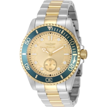 Invicta Men's 49425 Pro Diver Quartz VD78 Gold Dial Watch