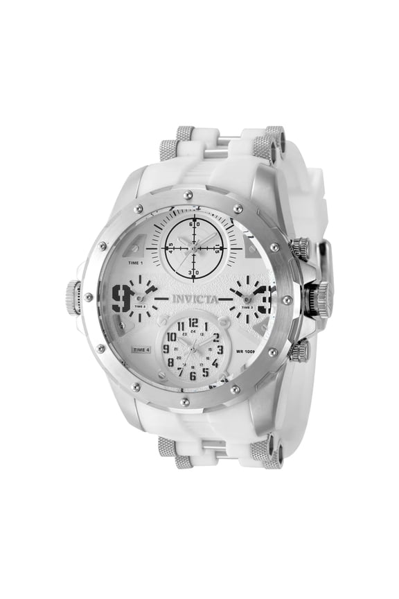 Invicta Men's 50217 Coalition Forces Quartz, Quartz PC20S, PC21S Silver Dial Watch