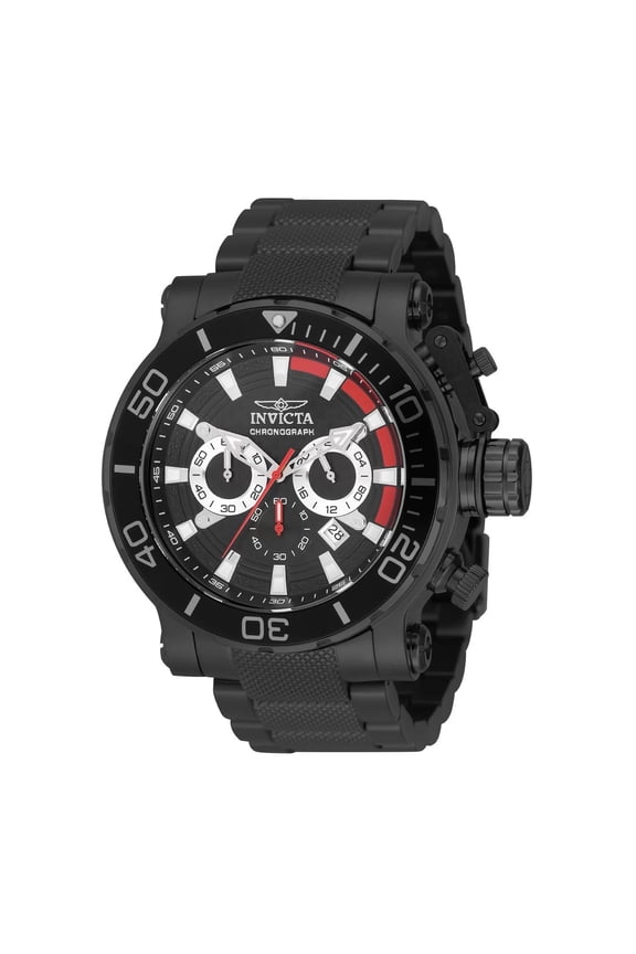 Invicta Men's 50227 Coalition Forces Quartz VD53 Black Dial Watch