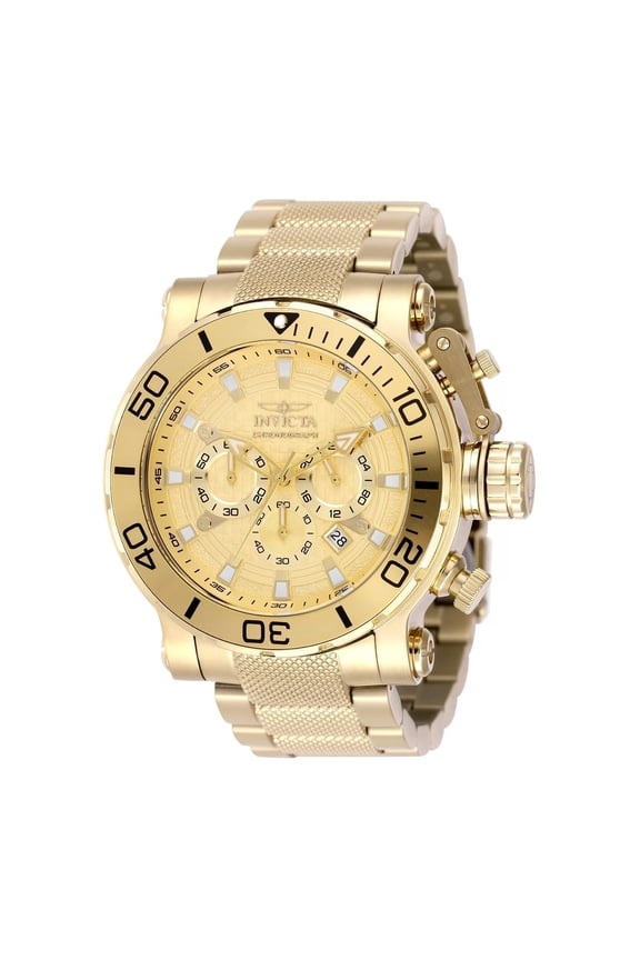 Men's 50231 Coalition Forces Quartz VD53 Gold Dial Watch