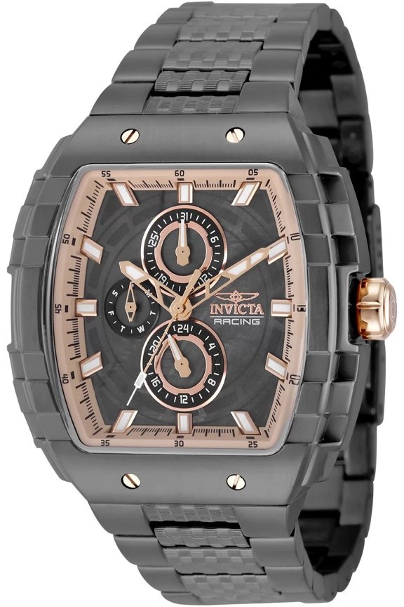 Men's 50239 S1 Rally Quartz VH67 Black Dial Watch