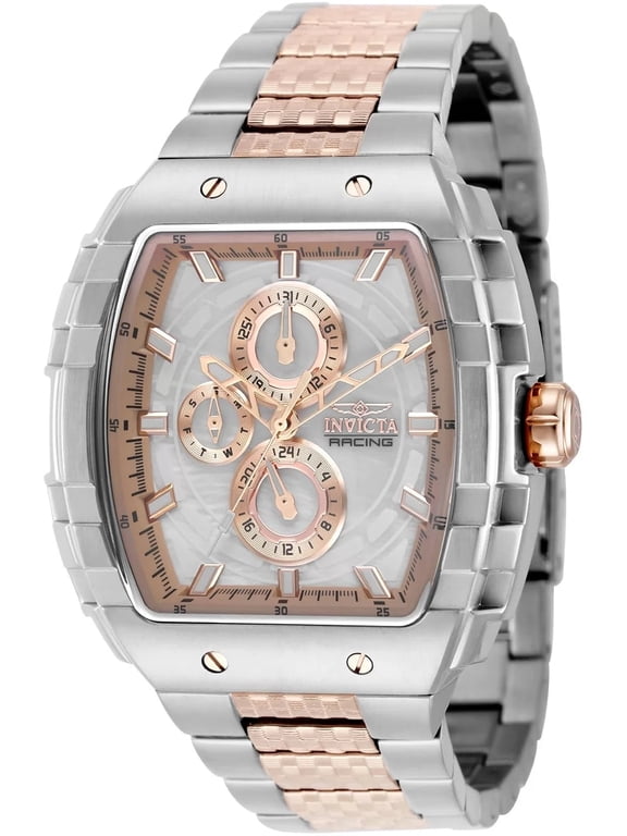Men's 50243 S1 Rally Quartz VH67 White Dial Watch