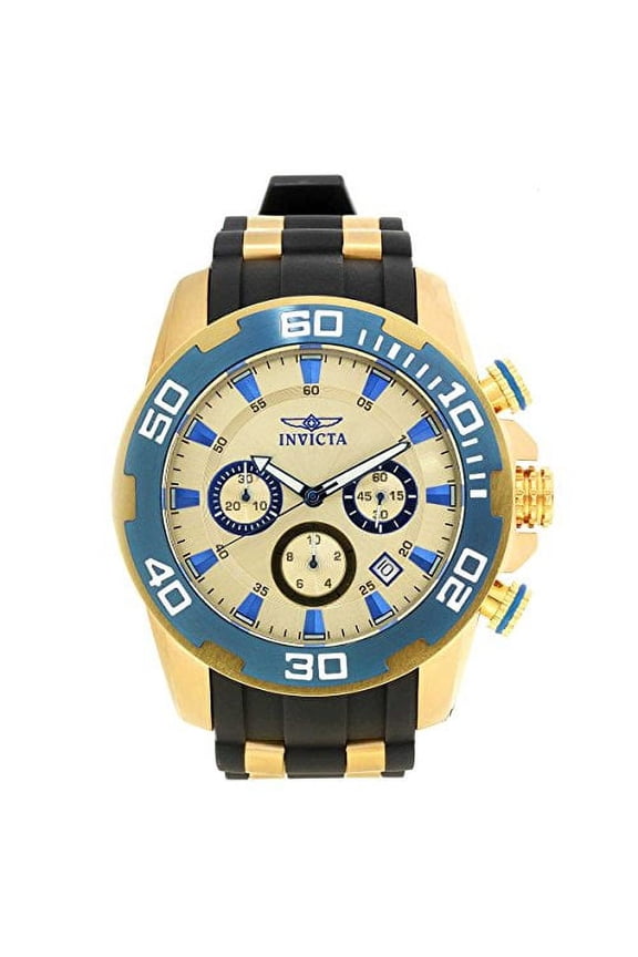 Men's 50mm Pro Diver Chronograph GT Polyurethane Swiss Quartz Watch-22343