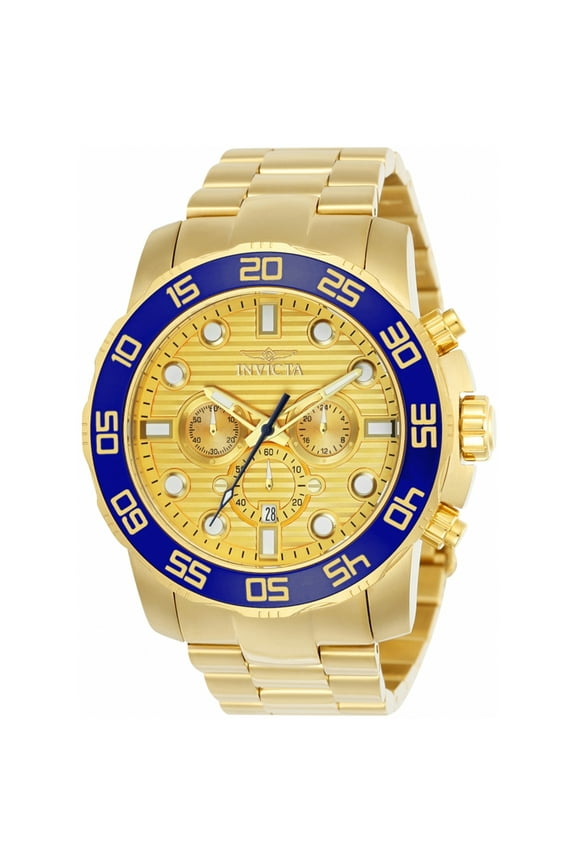 Men's 50mm Pro Diver Chronograph YG Stainless Steel Watch 22227