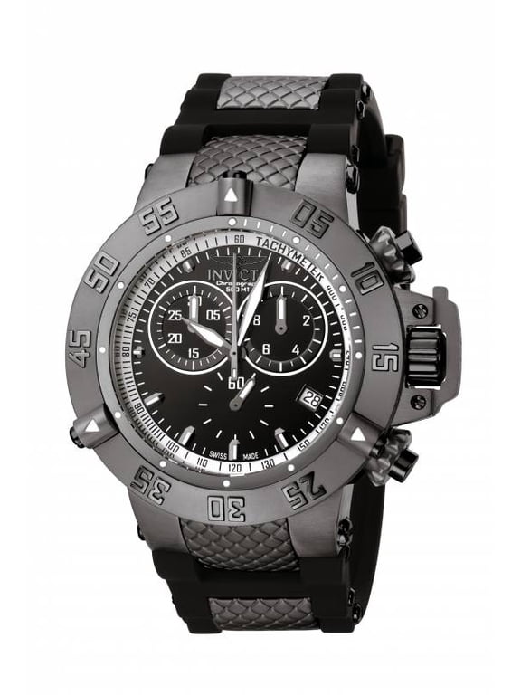 Men's 5508 Subaqua Sport Black Ion-Plated Chronograph Watch