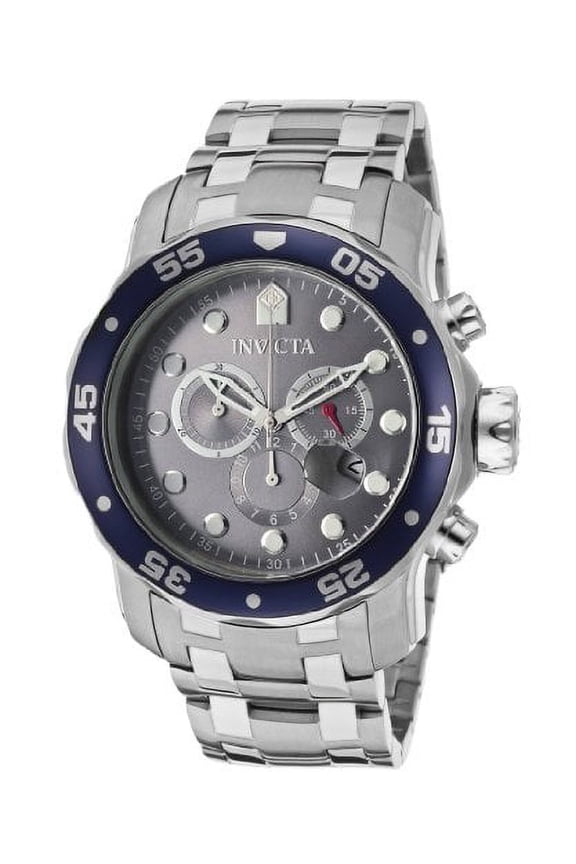 Men's 80059 Pro Diver Chronograph 48mm Swiss Quartz Silver SS Watch