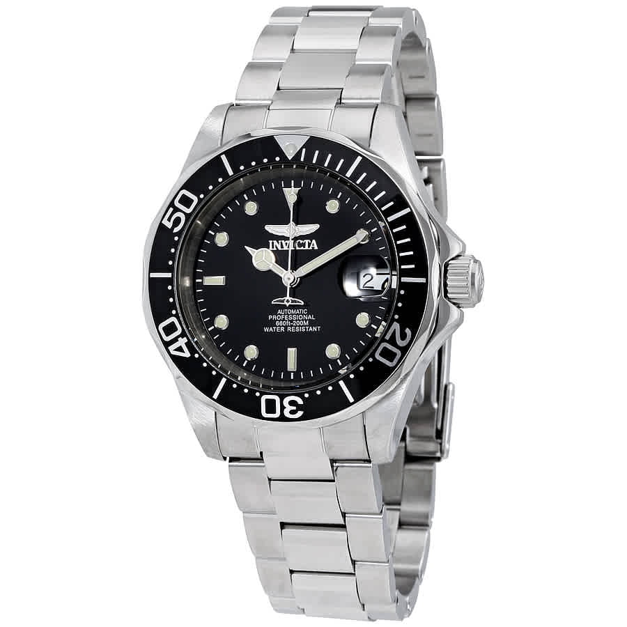 Men's 8926 Pro Diver Automatic 3 Black Dial Watch -
