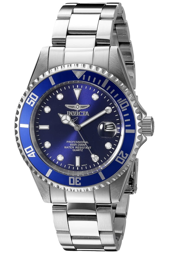 Men's 9204OB Pro Diver Analog Display Quartz Silver Watch