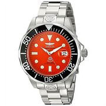 Invicta Men's Automatic Grand Diver Stainless Steel Orange Dial