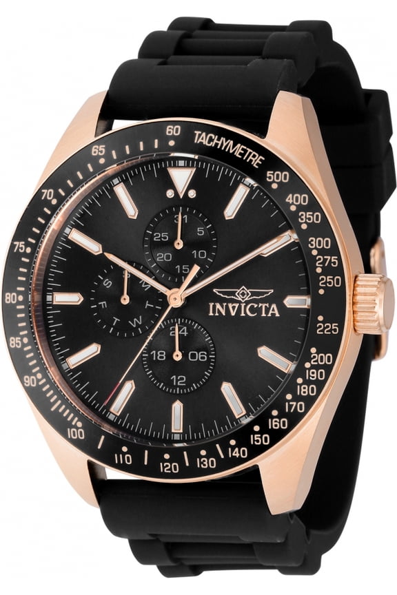 Invicta Men's Aviator Black Dial Watch - 38407