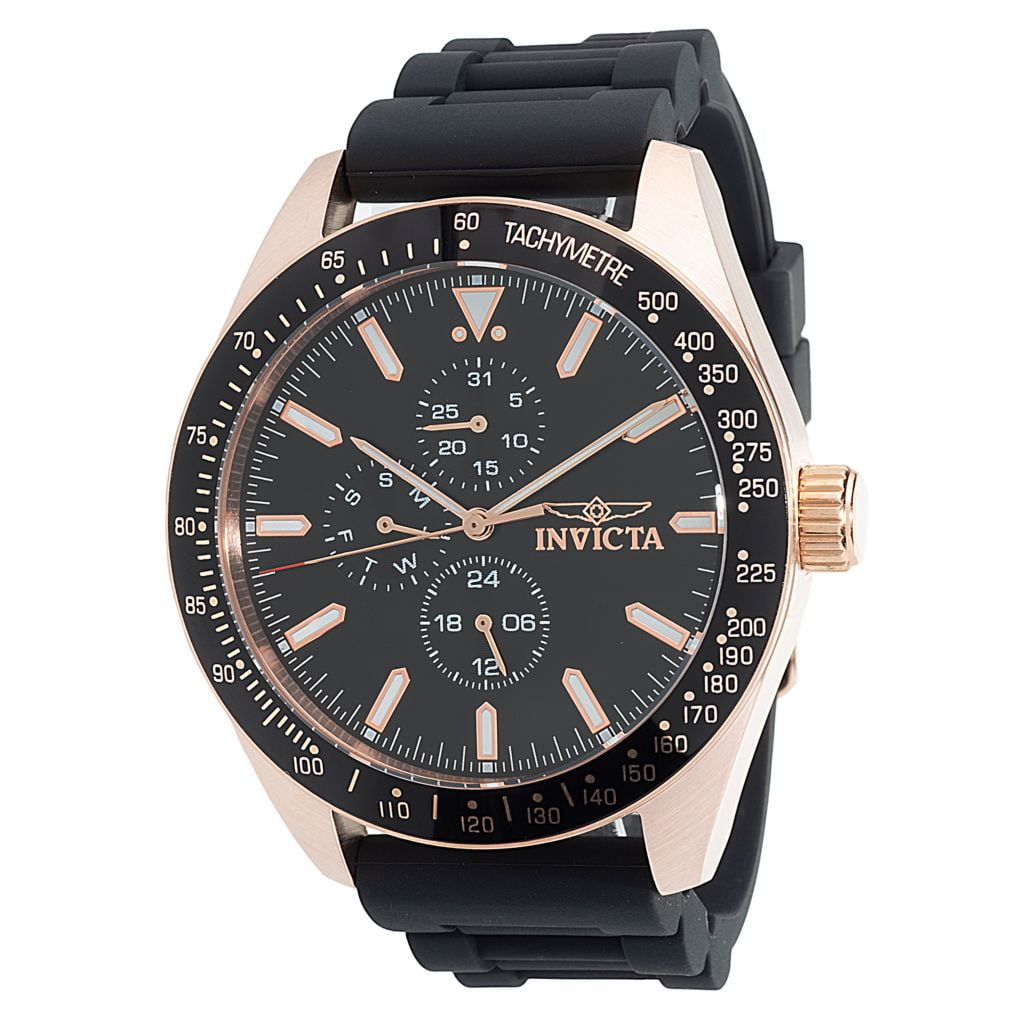 Invicta Men's Aviator Black Dial Watch - 38407