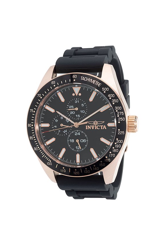 Invicta Men's Aviator Black Dial Watch - 38407