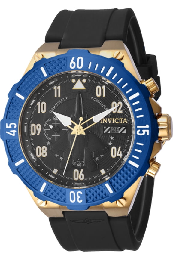 Invicta Men's Aviator Black Dial Watch - 39892